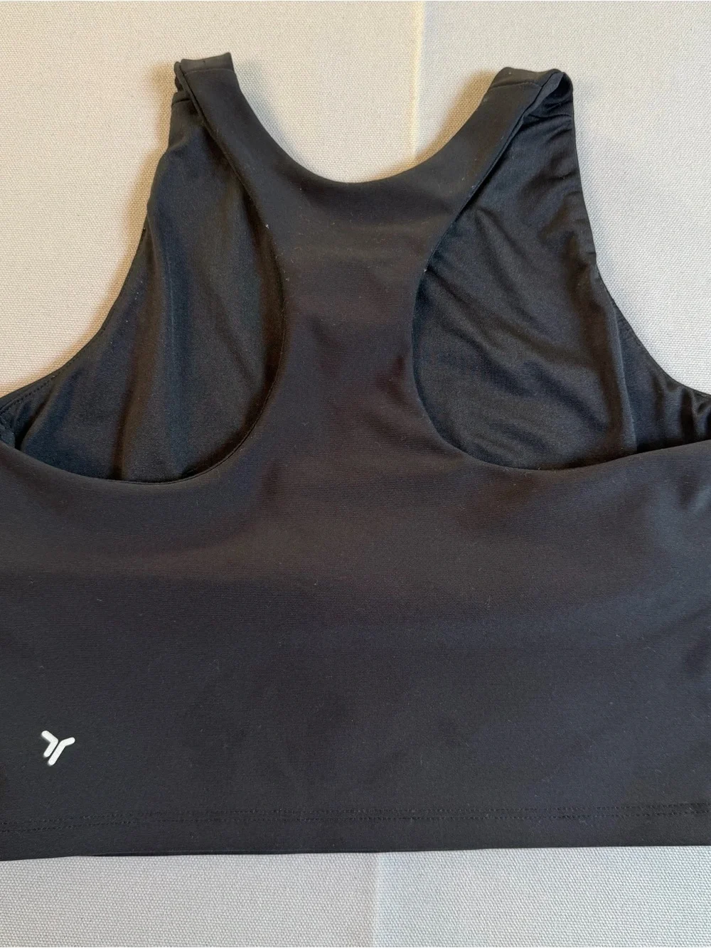 Old Navy Youth szL (10-12) Active Powersoft Go Dry Black Workout Bra CroppedTank